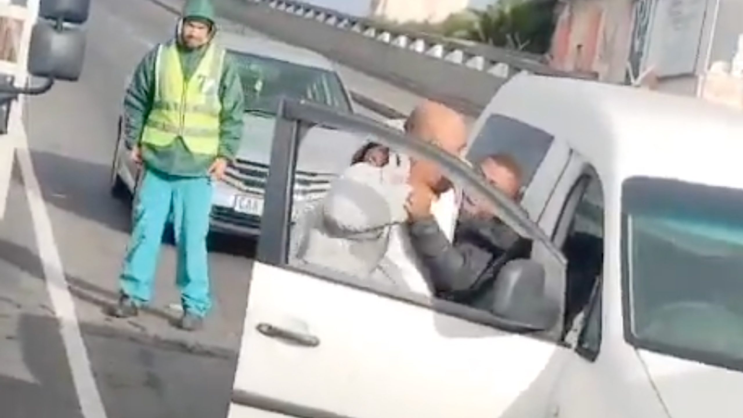 Altercation between Taxi Driver and Motorist