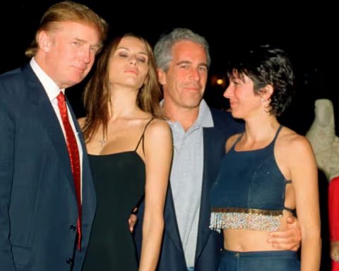 Ghislaine Maxwell, Jeffrey Epstein and Donald Trump