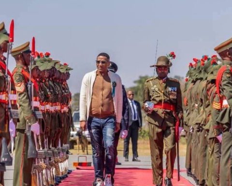 Duma Boko’s Skinny Jeans Look Turns Heads in Zambia